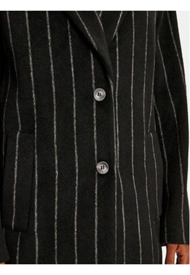 Please Płaszcz przejściowy K0GECU3000 Czarny Regular Fit. Kolor: czarny. Materiał: syntetyk