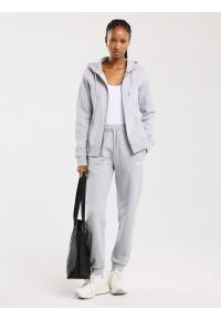 Big-Star - Spodnie damskie dresowe szare Kathy 901. Kolor: szary. Materiał: dresówka. Wzór: nadruk #5