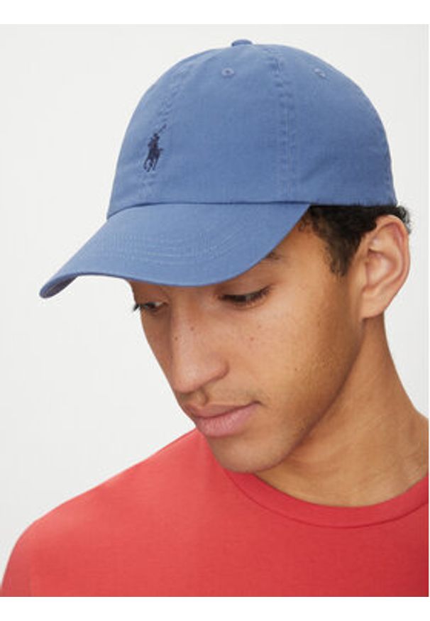 Polo Ralph Lauren Czapka z daszkiem Chino Ball Cap 710667709148 Niebieski. Kolor: niebieski. Materiał: bawełna, materiał