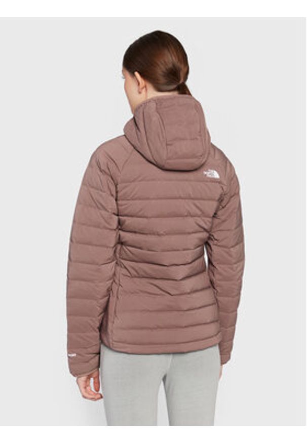 The North Face Kurtka puchowa Belleview NF0A7UK5 Brązowy Regular Fit. Kolor: brązowy. Materiał: syntetyk, puch