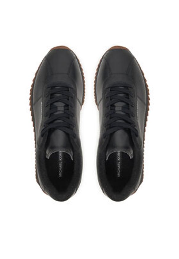 MICHAEL Michael Kors Sneakersy Rhodes 43F5RHFS1L Czarny. Kolor: czarny. Materiał: skóra