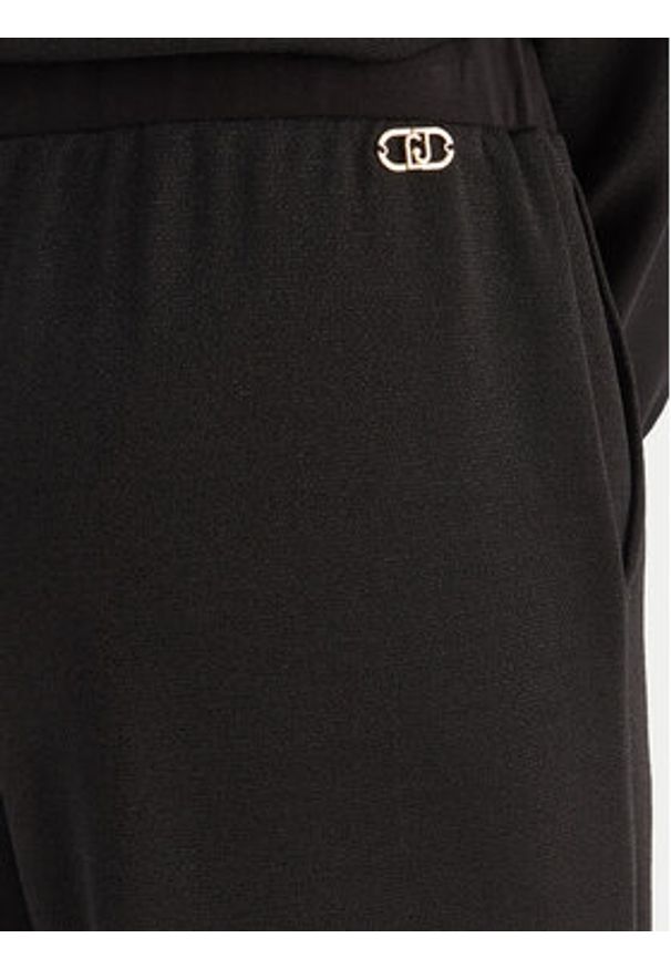 Liu Jo Sport Spodnie materiałowe TF5284 J4747 Czarny Regular Fit. Kolor: czarny. Materiał: syntetyk. Styl: sportowy