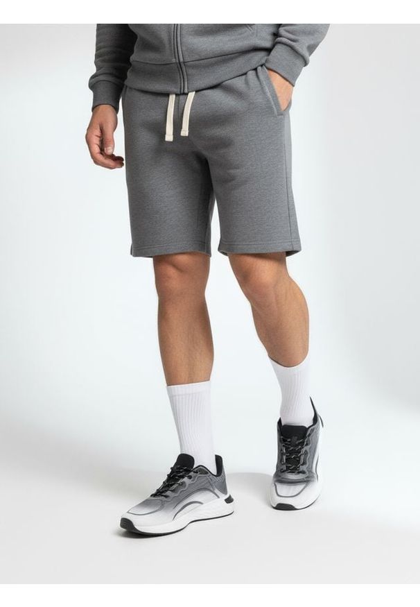 Sinsay - Szorty z wiązaniem - szary. Kolor: szary