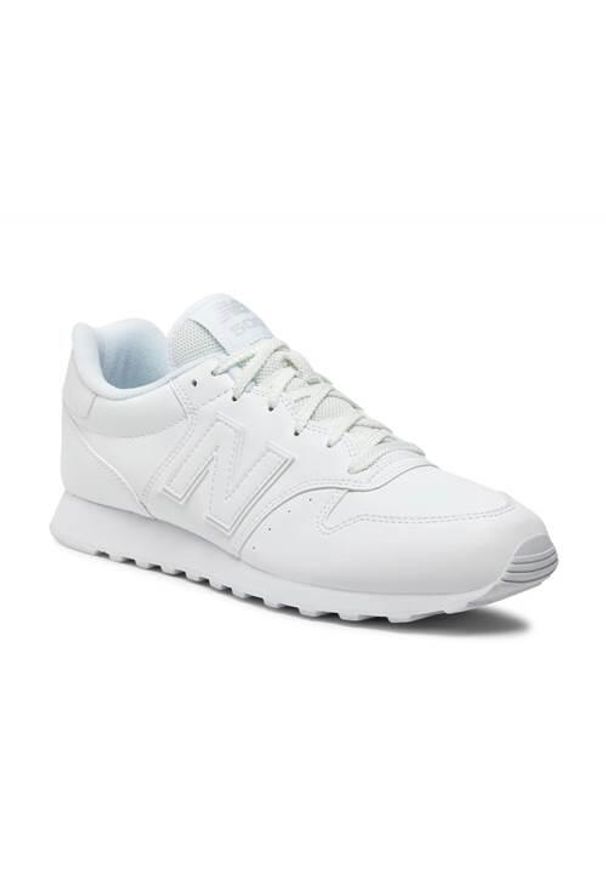Buty do chodzenia męskie New Balance Nb 500. Kolor: biały. Materiał: syntetyk, materiał. Szerokość cholewki: normalna. Sport: turystyka piesza