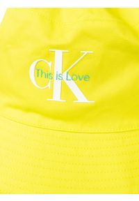 Calvin Klein Kapelusz | K40K401023LRE | Mężczyzna | Żółty. Kolor: żółty. Materiał: bawełna. Sezon: lato