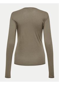 JDY Bluzka Suma 15311144 Brązowy Regular Fit. Kolor: brązowy. Materiał: wiskoza
