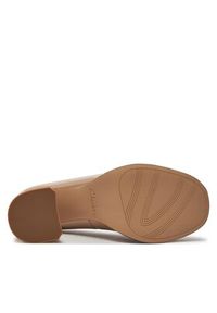 Clarks Czółenka Zoya85 Court 26176365 Beżowy. Kolor: beżowy. Materiał: skóra, lakier #3