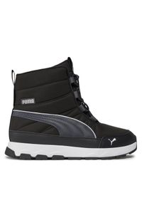 Puma Śniegowce Evolve Boot Jr 392644 01 Czarny. Kolor: czarny