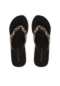 TOMMY HILFIGER - Tommy Hilfiger Japonki Rope Strap FW0FW09197 Czarny. Kolor: czarny. Materiał: materiał #1