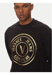 Versace Jeans Couture Bluza 78GAIT01 Czarny Regular Fit. Kolor: czarny. Materiał: bawełna #5