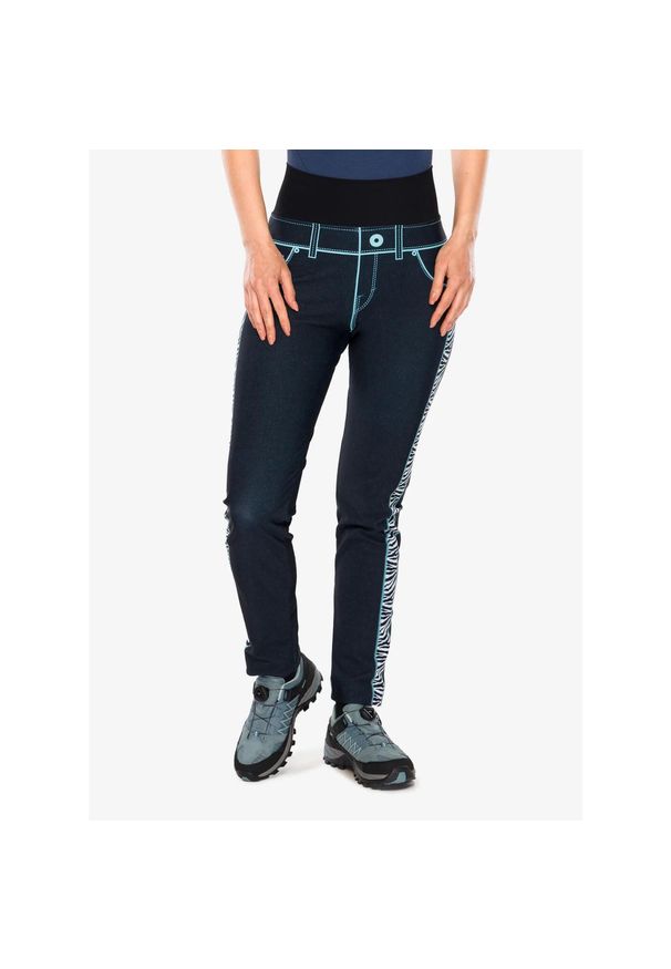 CRAZY - Spodnie turystyczne damskie Crazy Pant Wonder Magic. Kolor: niebieski. Sezon: lato. Sport: turystyka piesza
