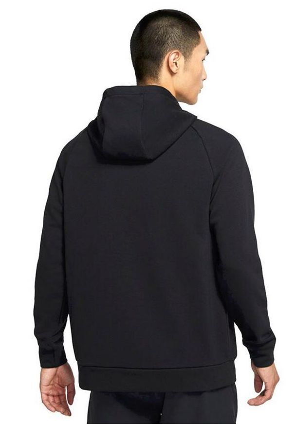 Bluzy sportowa męska Nike Drifit. Typ kołnierza: kaptur. Kolor: czarny. Sport: piłka nożna