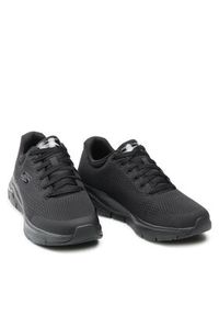 skechers - Skechers Sneakersy Arch Fit 232040/BBK Czarny. Kolor: czarny. Materiał: materiał