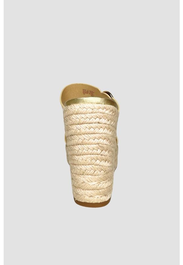 Michael Kors - MICHAEL KORS Złote sandały Lucinda Wedge, Rozmiar 41. Kolor: złoty