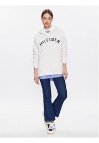 TOMMY HILFIGER - Tommy Hilfiger Bluza Varsity WW0WW37797 Écru Relaxed Fit. Materiał: bawełna #4