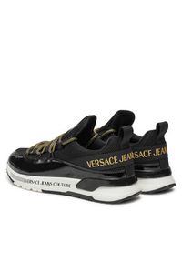 Versace Jeans Couture Sneakersy Dynamic 77VA3SAB Czarny. Kolor: czarny. Materiał: mesh, materiał