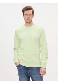 Calvin Klein Jeans Bluza Embro Badge J30J325270 Zielony Regular Fit. Kolor: zielony. Materiał: bawełna