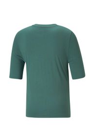 Koszulka damska Puma Modern Basics Tee Cloud zielona. Kolor: zielony