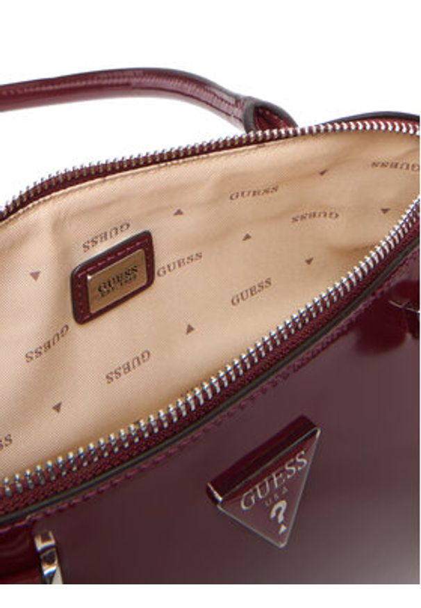 Guess Torebka Arnela HWNY94 96080 Bordowy. Kolor: czerwony. Materiał: skórzane