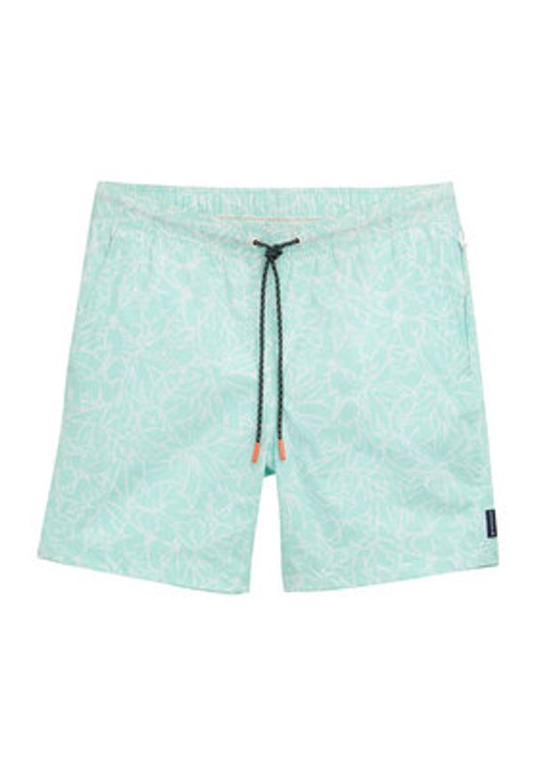 Tom Tailor Szorty kąpielowe 1045070 Zielony Regular Fit. Kolor: zielony. Materiał: syntetyk
