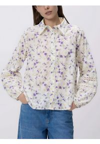 Reserved - Koszula w kwiatki - wielobarwny. Materiał: bawełna. Wzór: kwiaty #1