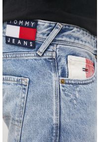 Tommy Jeans Jeansy SCANTON CE817 męskie. Kolor: niebieski