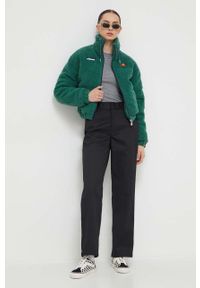 Dickies spodnie 874 damskie kolor czarny proste high waist. Stan: podwyższony. Kolor: czarny. Materiał: tkanina #2