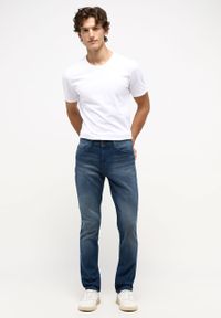 Mustang - MUSTANG Vegas Slim Męskie Spodnie Jeansowe Denim Blue 1013231 5000 783