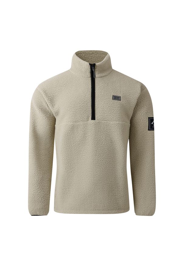 DARE 2B - Bluza Polarowa Męska Suwak Do Połowy Twin Tip. Kolor: beżowy. Materiał: polar. Sezon: zima. Styl: sportowy. Sport: turystyka piesza