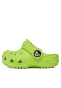 Crocs Klapki Classic Kids Clog T Limeade 206990 Zielony. Kolor: zielony