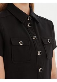 Guess Koszula W6RH83 KCMU2 Czarny Regular Fit. Kolor: czarny. Materiał: syntetyk #5