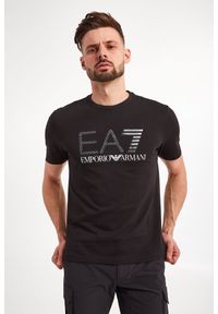 EA7 Emporio Armani - T-shirt EA7 EMPORIO ARMANI. Materiał: bawełna. Długość rękawa: krótki rękaw. Długość: krótkie. Wzór: nadruk