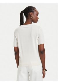 Patrizia Pepe T-Shirt 2M4542/J419-W417 Kremowy Regular Fit. Kolor: kremowy. Materiał: bawełna #5