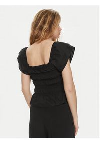 Brave Soul Bluzka LWT-624CERYS Czarny Straight Fit. Kolor: czarny. Materiał: bawełna #6