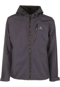 ATHLETA - Męska Kurtka Softshell Odporną na Wiatr - ATHL. DPT Hermes. Kolor: szary. Materiał: softshell. Sport: turystyka piesza