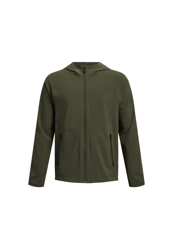 Kurtka dziecięca zapinana na zamek Under Armour Unstoppable. Kolor: zielony, czarny, wielokolorowy