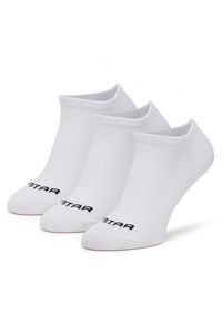 G-Star RAW - Zestaw 3 par stopek unisex G-Star Raw. Kolor: biały