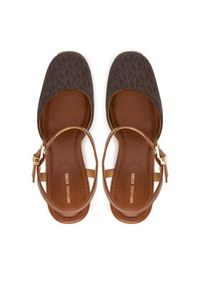 MICHAEL Michael Kors Espadryle Kenzie 40R6KZMS2B Brązowy. Kolor: brązowy. Materiał: skóra #3