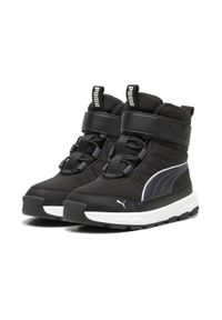 Puma - Dziecięce buty PUMA Evolve PUMA Black Strong Gray White. Kolor: czarny, szary, biały, wielokolorowy. Sport: turystyka piesza