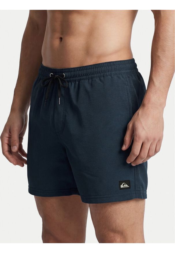 Quiksilver Szorty kąpielowe Everyday Deluxe EQYJV04101 Granatowy Regular Fit. Kolor: niebieski. Materiał: syntetyk