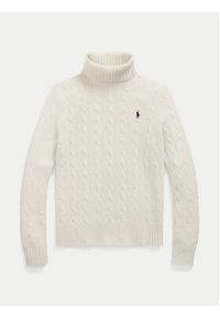 Polo Ralph Lauren Golf 211888686012 Biały Regular Fit. Typ kołnierza: polo, golf. Kolor: biały. Materiał: wełna