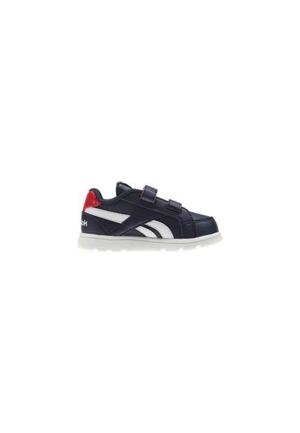 Buty do chodzenia niemowlęce Reebok Royal Prime. Zapięcie: rzepy. Kolor: niebieski. Materiał: materiał, syntetyk. Szerokość cholewki: normalna. Model: Reebok Royal. Sport: turystyka piesza