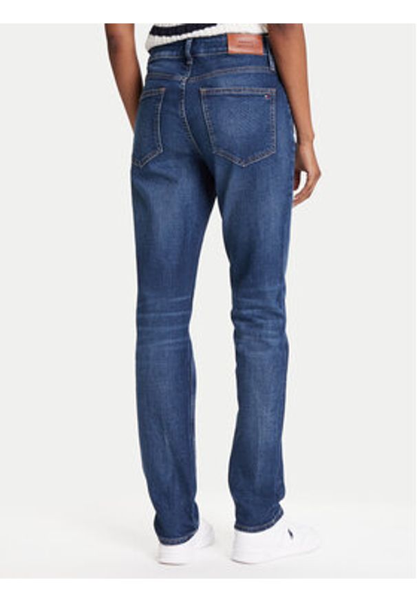 TOMMY HILFIGER - Tommy Hilfiger Jeansy WW0WW45684 Niebieski Slim Fit. Kolor: niebieski