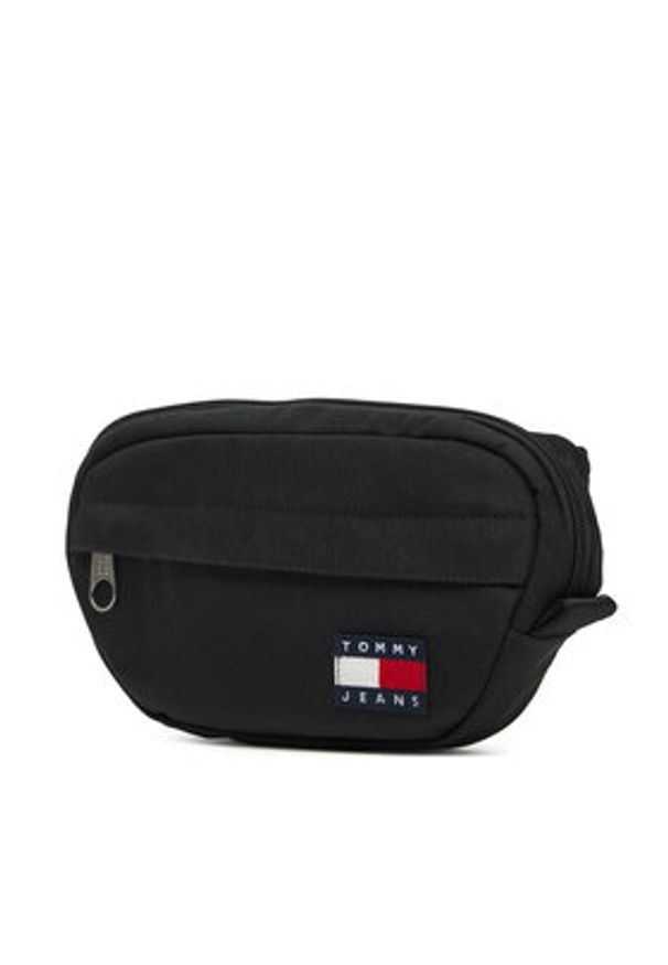 Tommy Jeans Saszetka nerka Tjm Ess Daily Bumbag AM0AM13701 Czarny. Kolor: czarny. Materiał: materiał