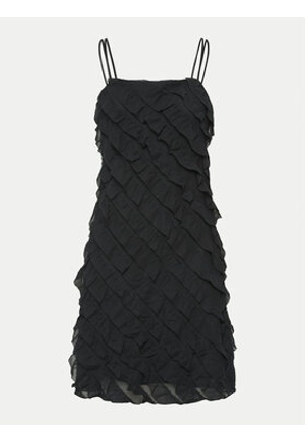 YAS Sukienka koktajlowa Danci 26035272 Czarny Regular Fit. Kolor: czarny. Materiał: syntetyk. Styl: wizytowy