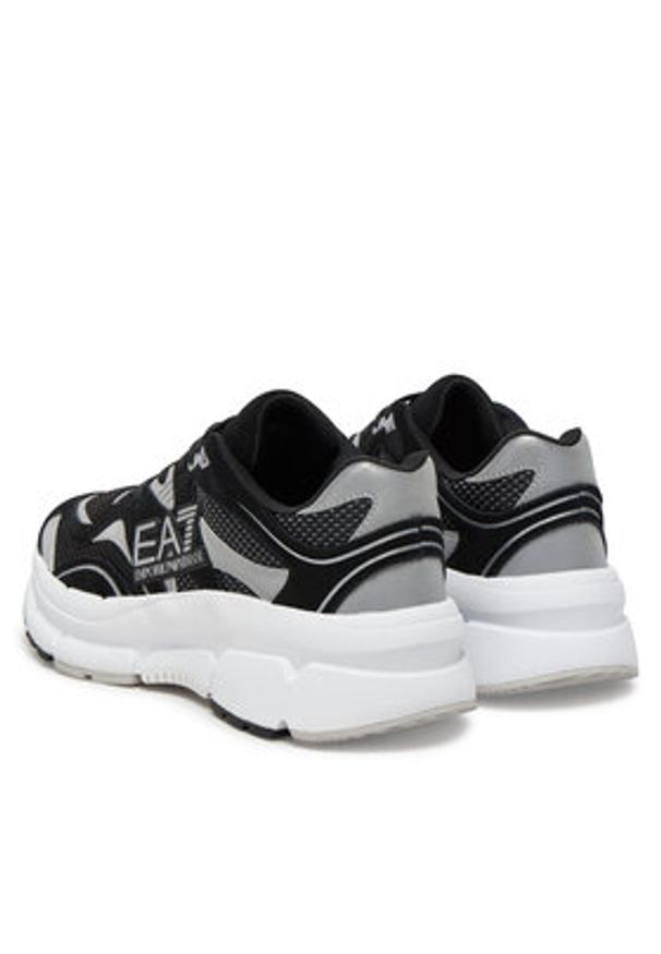 EA7 Emporio Armani Sneakersy X8X237 XK425 N763 Czarny. Kolor: czarny. Materiał: materiał