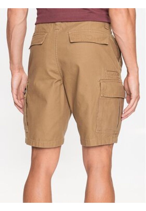 Billabong Szorty materiałowe Combat ABYWS00207 Khaki Regular Fit. Kolor: brązowy. Materiał: bawełna