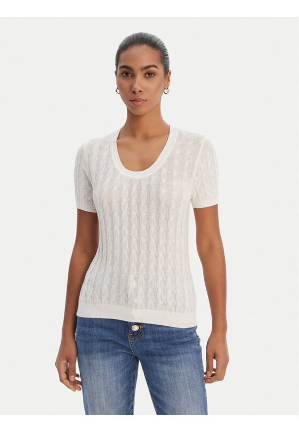 Fracomina Sweter FR26ST7031K547R9 Écru Regular Fit