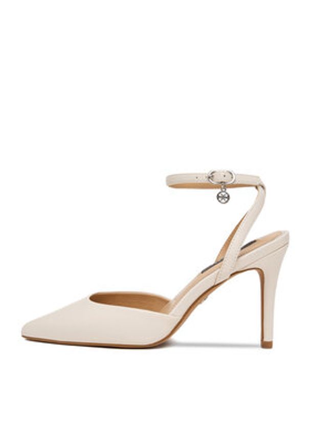 Nine West Szpilki CEO-CD23029-3 Biały. Kolor: biały. Materiał: materiał. Obcas: na szpilce