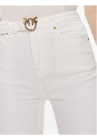 Pinko Jeansy 100161 A1JM Écru Skinny Fit. Materiał: bawełna